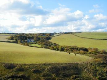 Landschaft in Cornwall, Südengland