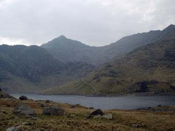 Wales - Berg Snowdon im Gebirge Snowdonia