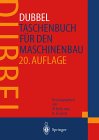 DUBBEL - Taschenbuch für den Maschinenbau